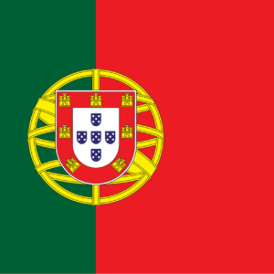Bandera de Portugal | Verde y Rojo con Escudo | Envío Gratis