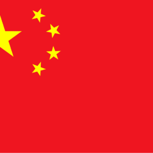 Bandera China cinco estrellas resistente intemperie símbolos revolucionarios fabricada España calidad