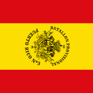 Bandera Batallón Provisional de Puerto Rico Nº 3 – Reproducción Histórica Militar