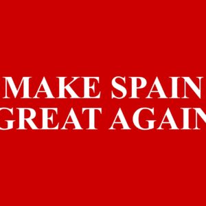 bandera Make Spain Great Again inspirada en gorra Ferran Torres